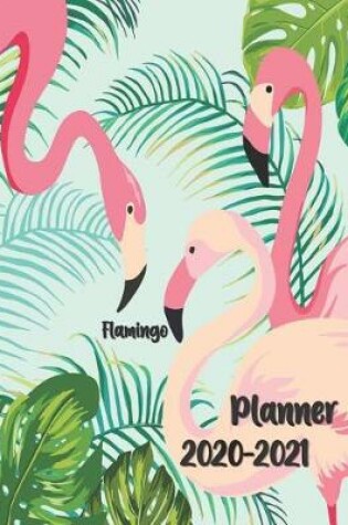Cover of 2020-2021 Planner Flamingo