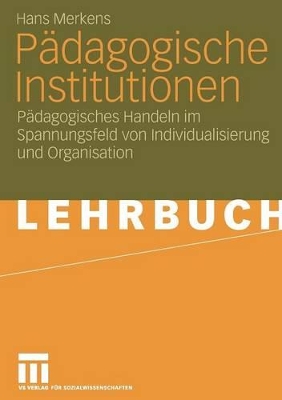 Book cover for Padagogische Institutionen