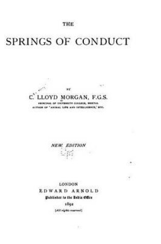 Cover of The Springs of Conduct