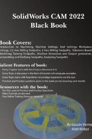 Cover of SolidWorks CAM 2022 Black Book