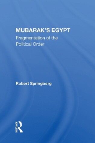 Cover of Mubarak's Egypt