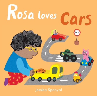 Book cover for Rosa Loves Cars