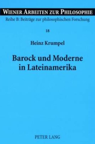 Cover of Barock Und Moderne in Lateinamerika