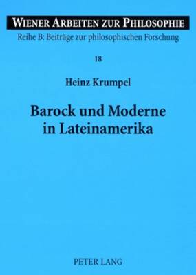 Cover of Barock Und Moderne in Lateinamerika