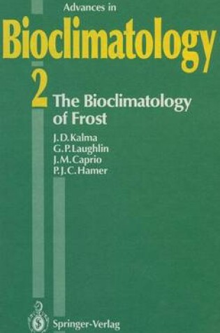 Cover of Advances in Bioclimatology