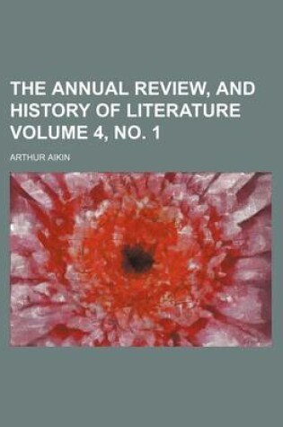 Cover of The Annual Review, and History of Literature Volume 4, No. 1