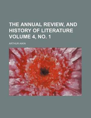 Book cover for The Annual Review, and History of Literature Volume 4, No. 1