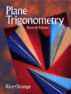 Book cover for Plane Trigonmtry