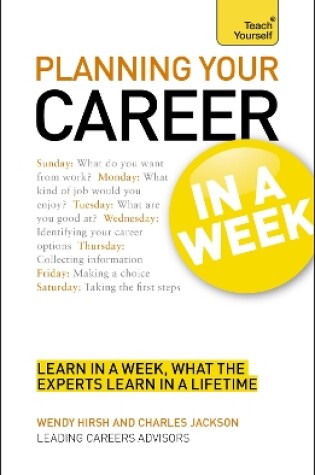 Cover of Planning Your Career In A Week