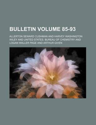 Book cover for Bulletin Volume 85-93