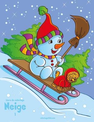 Cover of Livre de coloriage Neige 1