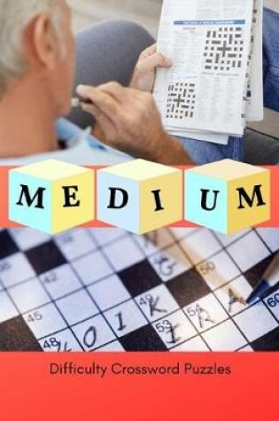 Cover of Medium Difficulty Crossword Puzzles