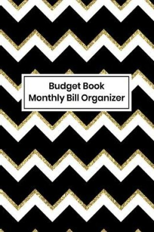 Cover of Budget Book Monthly Bill Organizer