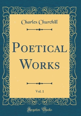 Book cover for Poetical Works, Vol. 1 (Classic Reprint)