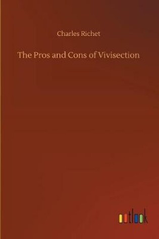 Cover of The Pros and Cons of Vivisection