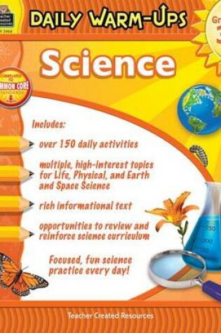 Cover of Daily Warm-Ups: Science Grade 3