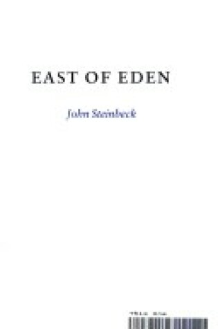 Cover of East of Eden (SparkNotes Literature Guide)