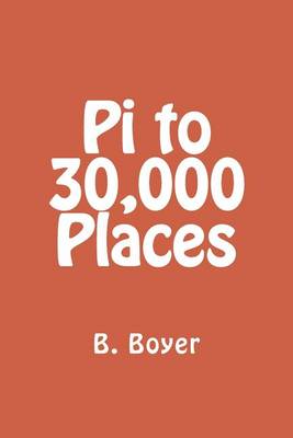 Book cover for Pi to 30,000 Places