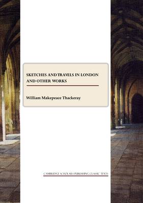 Book cover for Sketches and Travels in London and other works