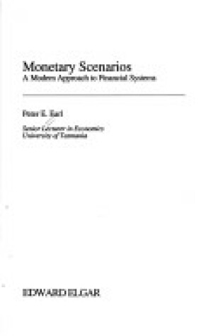 Cover of Monetary Scenarios