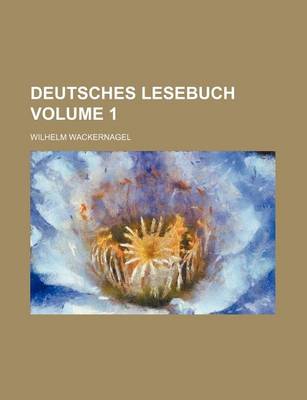 Book cover for Deutsches Lesebuch Volume 1