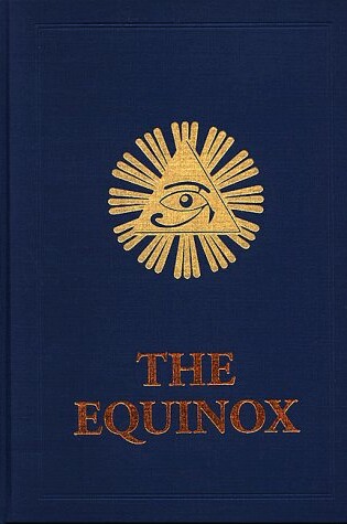 Cover of Equinox Vol 3 No 1 (Blue Equinox)