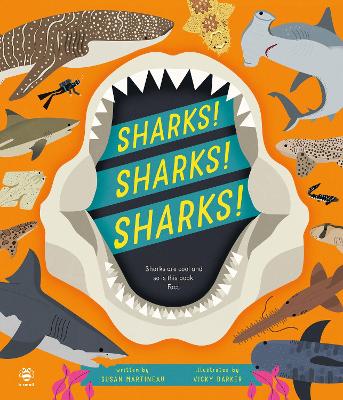 Book cover for Sharks! Sharks! Sharks!