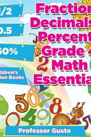 Cover of Fractions Decimals & Percents Grade 4 Math Essentials