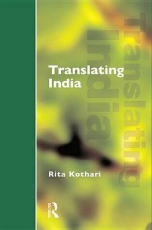 Cover of Translating India