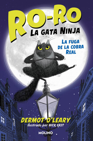 Cover of La fuga de la cobra real / Toto the Ninja Cat and the Great Snake Escape