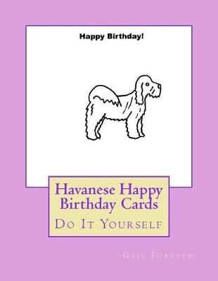 Book cover for Havanese Happy Birthday Cards