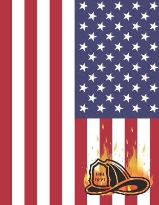 Book cover for USA American Flag Fire Department