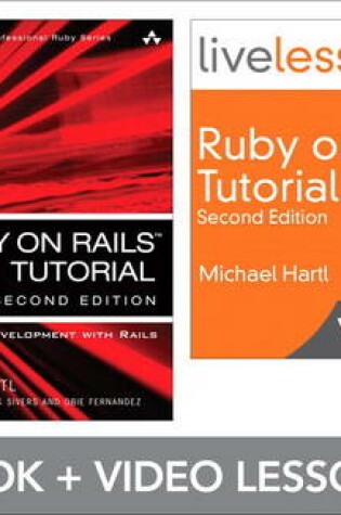 Cover of Ruby on Rails Tutorial and LiveLesson Video Bundle