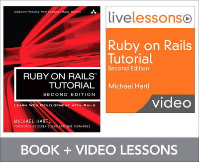 Book cover for Ruby on Rails Tutorial and LiveLesson Video Bundle