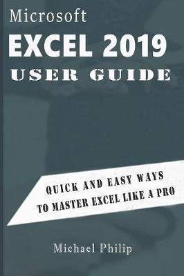 Book cover for Microsoft Excel 2019 User Guide