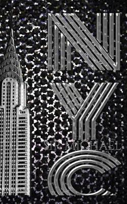 Book cover for Black Diamond Iconic Chrysler Building New York City Sir Michael Huhn Artist Drawing Journal