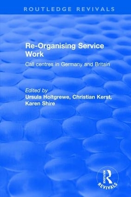 Book cover for Re-organising Service Work