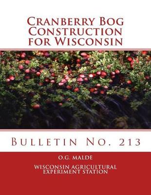 Book cover for Cranberry Bog Construction for Wisconsin