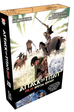 Cover of Attack on Titan 20 Manga Special Edition w/DVD