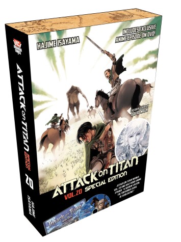 Book cover for Attack on Titan 20 Manga Special Edition w/DVD