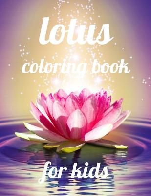 Book cover for Lotus coloring book for kids