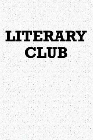 Cover of Literary Club