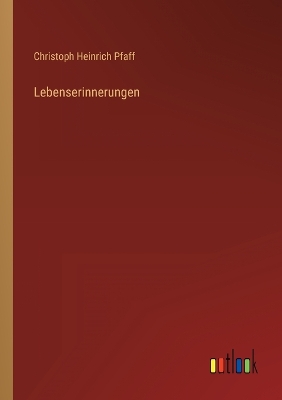 Book cover for Lebenserinnerungen