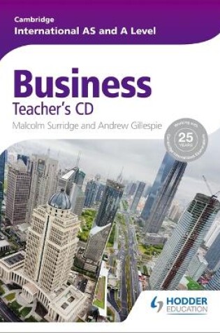 Cover of Cambridge International AS and A Level Business Teacher's CD