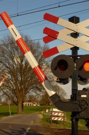 Cover of Crossing Lights and Bar at a Railroad Train Stop