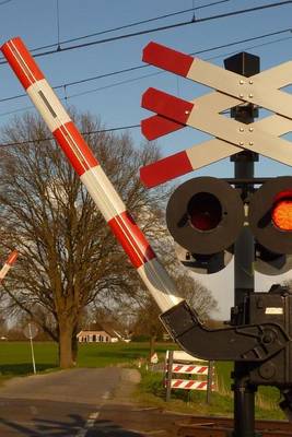 Book cover for Crossing Lights and Bar at a Railroad Train Stop