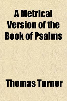 Book cover for A Metrical Version of the Book of Psalms