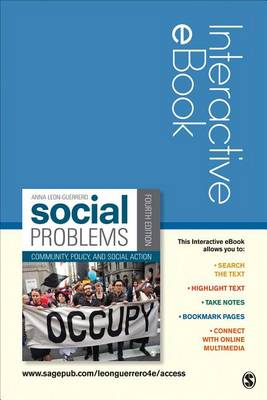 Book cover for Social Problems Interactive eBook