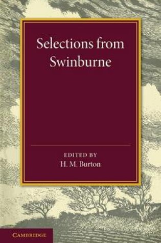 Cover of Selections from Swinburne