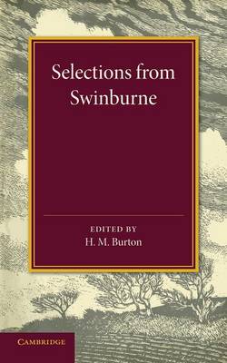 Book cover for Selections from Swinburne